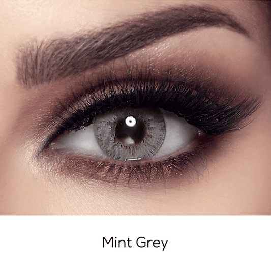 Elite Mint Grey Bella Contact Lenses