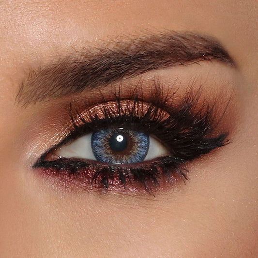 Glow Vivid Blue Bella Contact Lenses
