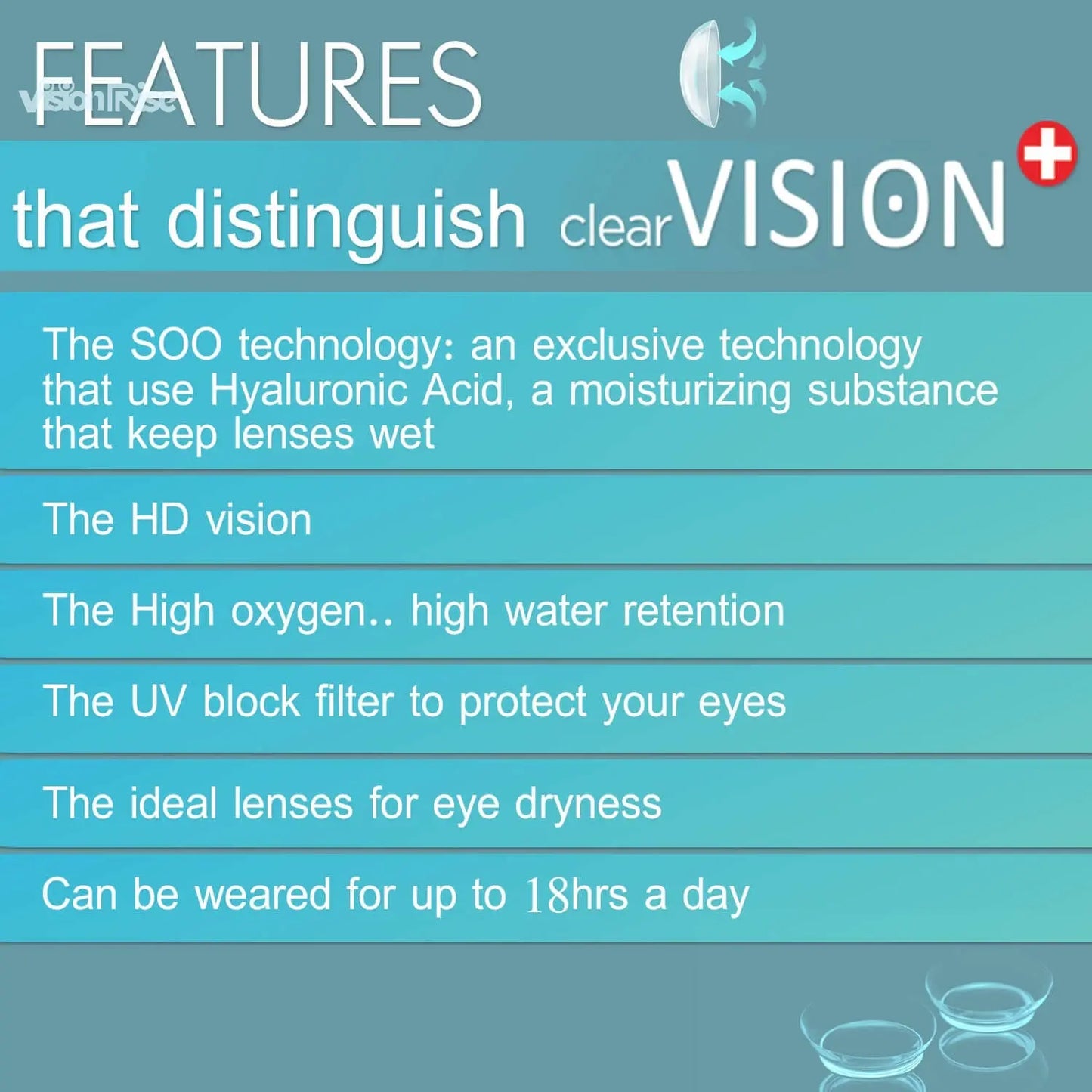 Bella Clear Vision - 3 Lenses Pack Bella Contact Lenses