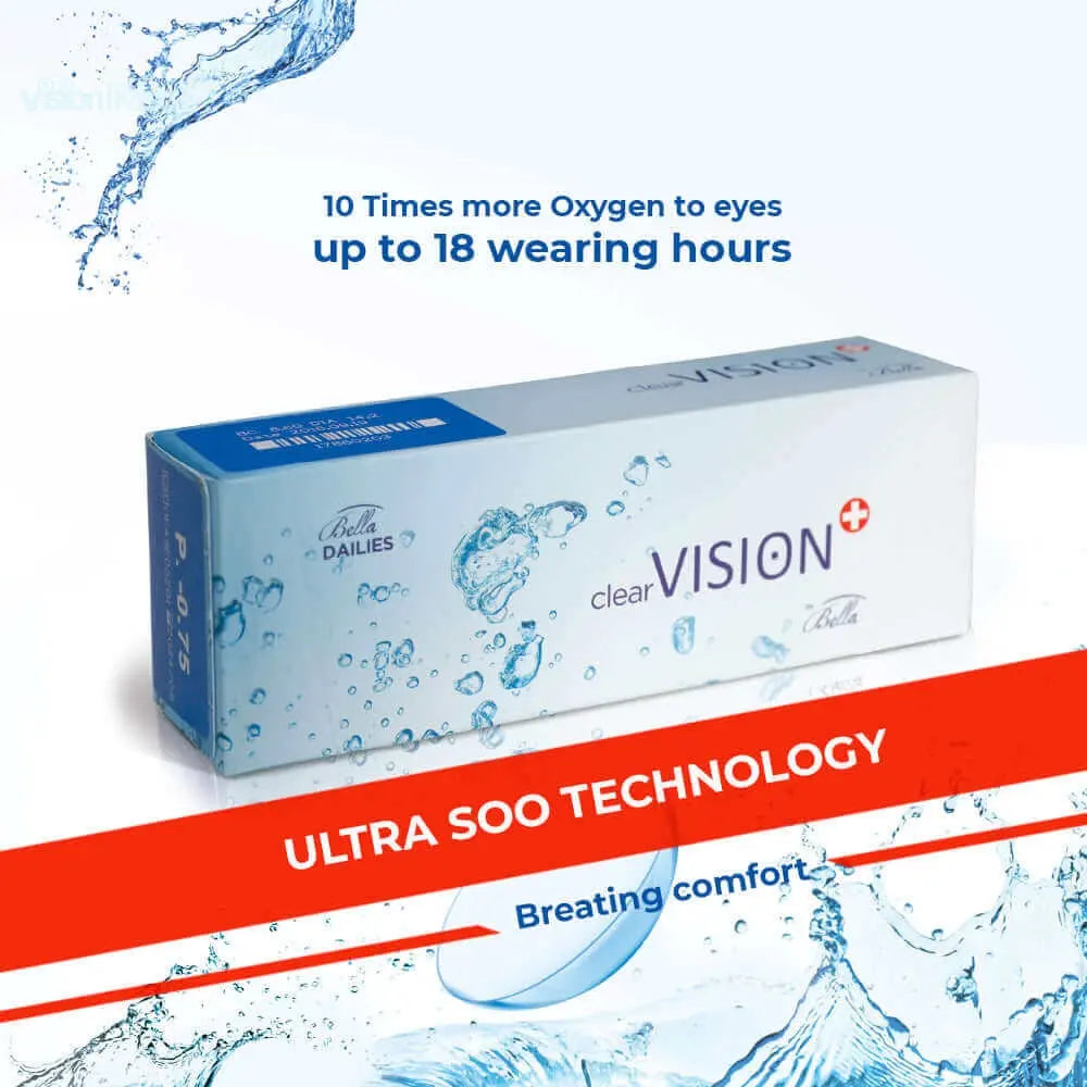 Bella Clear Vision - Single Pair Bella Contact Lenses