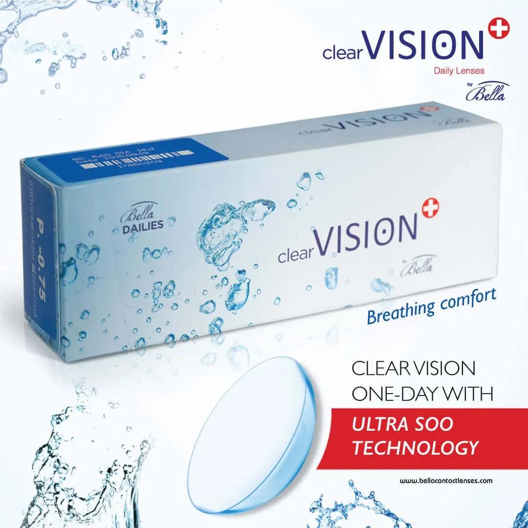 Bella Clear Vision - Single Pair Bella Contact Lenses