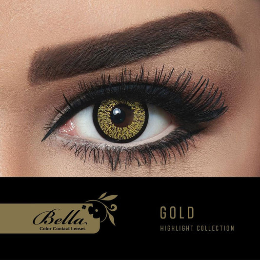 Highlight Gold Bella Contact Lenses